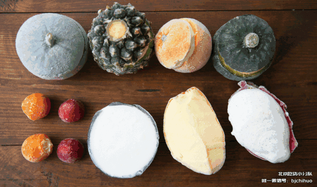 抖音上很火的网红水果冰淇淋,有很多种水果口味可以选择.