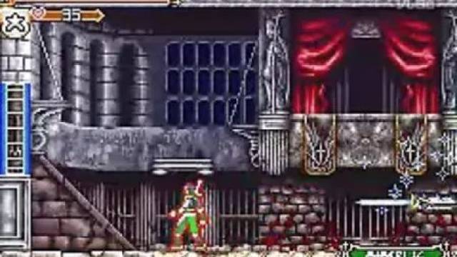 gba游戏《恶魔城:白夜协奏曲》中的boss rush专用房间