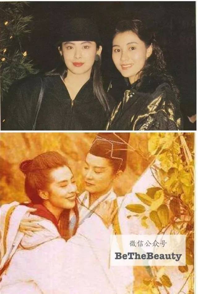 合影女神成就达成 跟林青霞李嘉欣合影,她的光芒也一点不弱