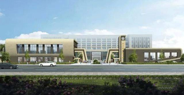 备受大家关注的新中学—— 凤凰湖中学正在加紧建设中.