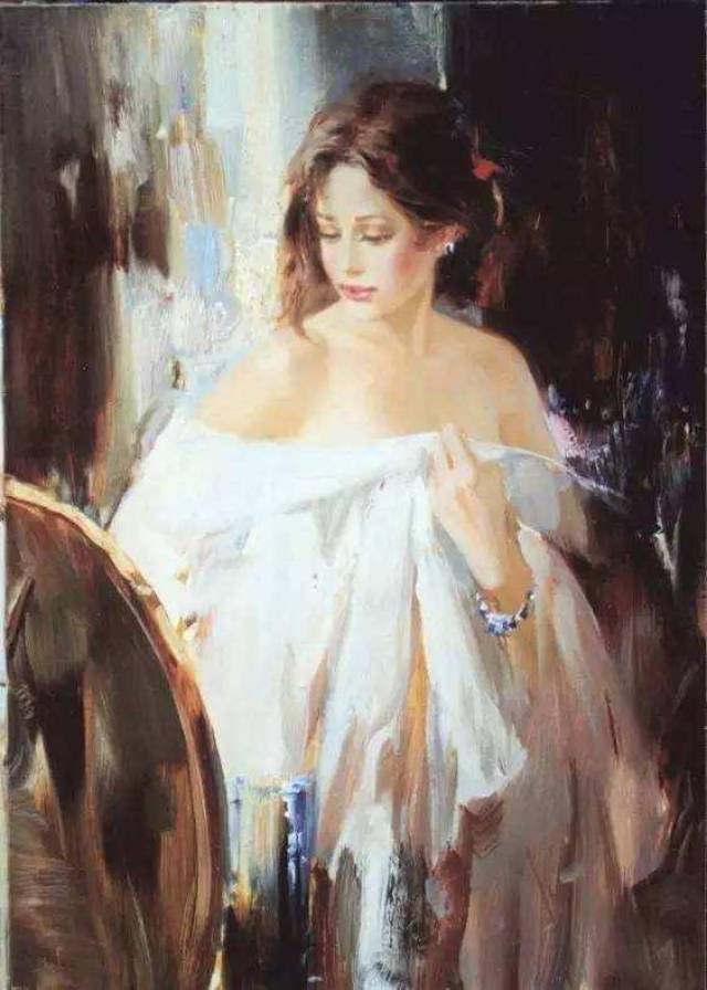 探讨中国现代女性油画家的艺术之路,风华绝代的女性人物油画欣赏