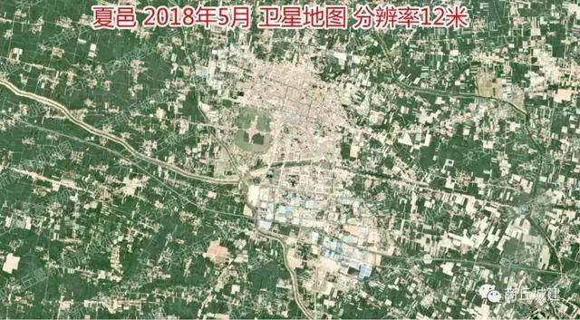 【2018年5月最新卫星地图】商丘 民权 睢县 柘城 宁陵