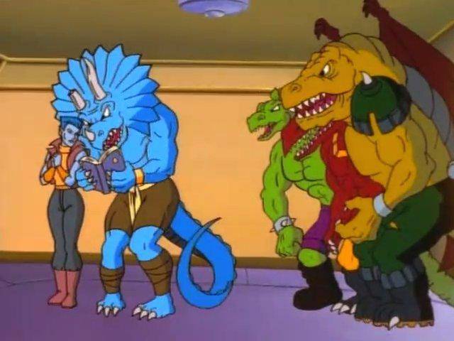 《星际恐龙》是1997年美国出品的一部52集动画作品,说的是在6500万年