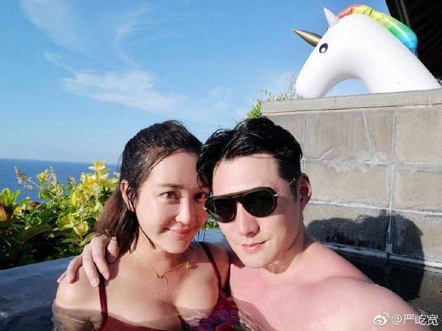 自从杜若溪怀孕以来,严屹宽常常会和大家分享妻子的状态照,分享自己