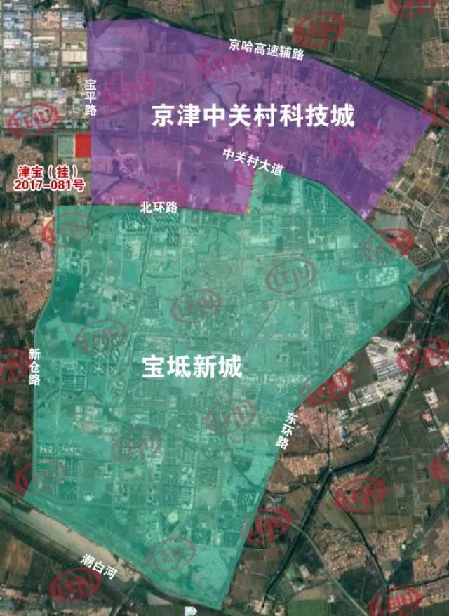 从区域规划上看,该宗于宝坻新城规划范围以北,东临京津中关村科技