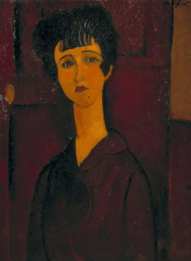 莫迪里阿尼 珍妮像 modigliani the image of jeanne 61.4*80cm