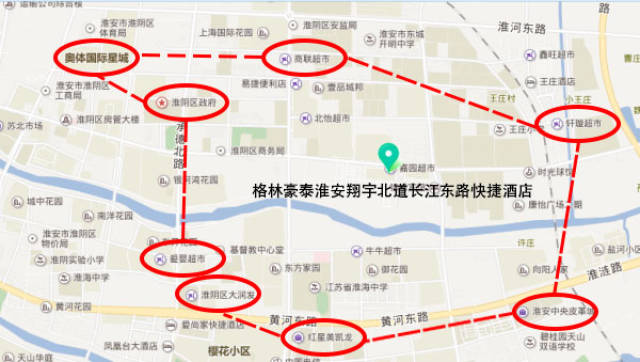 2公里,距离淮安市火车站约3公里,更有公交车直达长途汽车南站,长途图片