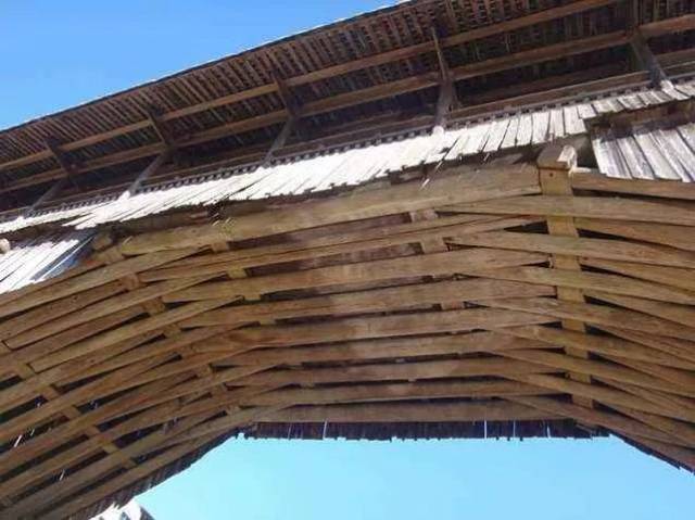 木拱桥传统营造示意图