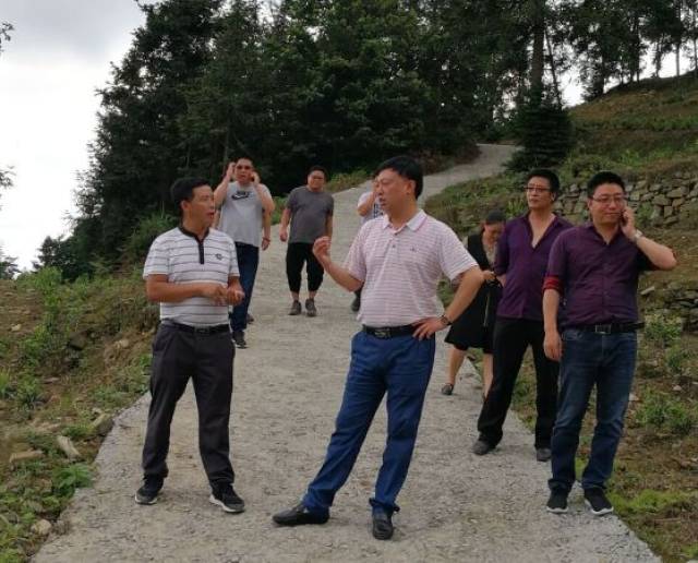 市林业局党组书记成刚到镇雄县挂钩帮扶点调研脱贫攻坚工作