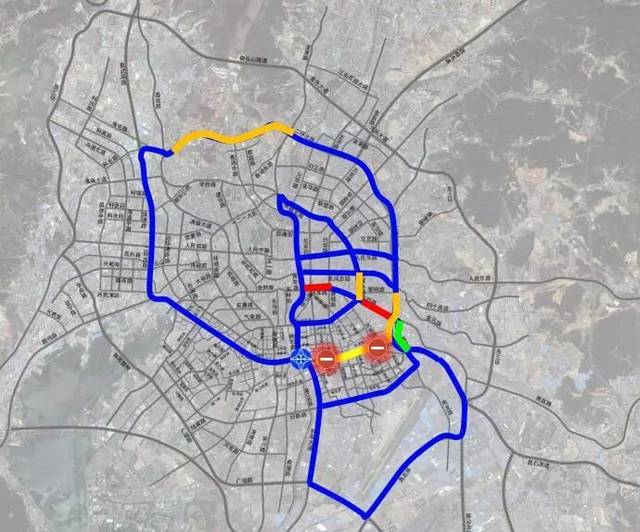 西市区往返呈贡片区,可从庄家塘立交或河尾村立交经绕城高速内环线