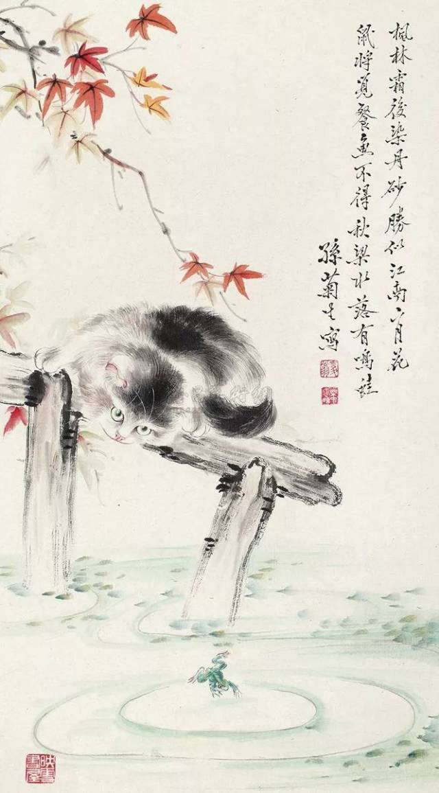 就好比齐白石钟情于虾,张大千会意于山水,徐悲鸿喜欢画马……这些
