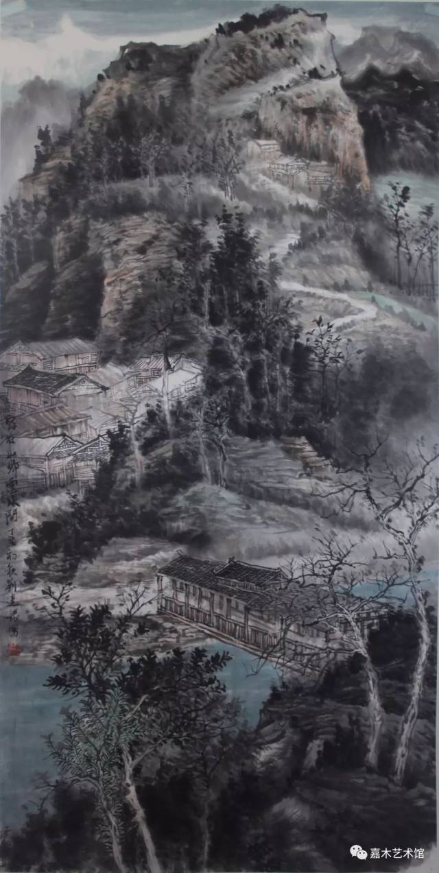 嘉木艺术馆323期|广西职业画家刘建银山水画作品选