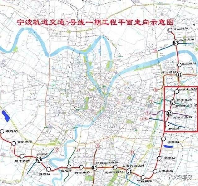 s4/k2线交汇,未来,东部新城的居民通过地铁换乘,将非常方便地通达宁波