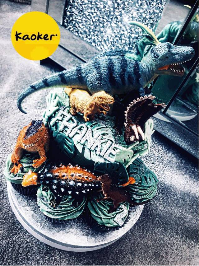 向《侏罗纪世界2》致敬,一大波恐龙造型的蛋糕饼干来袭!