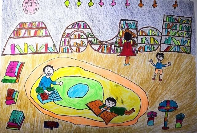 小画家的创作力超乎想象——记书香进校园暨伟才幼儿园第三届儿童创意