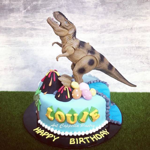 向《侏罗纪世界2》致敬,一大波恐龙造型的蛋糕饼干来袭!