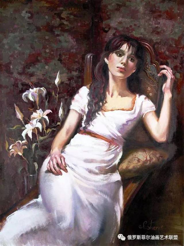 乌克兰女画家艾琳·谢里人物油画作品欣赏