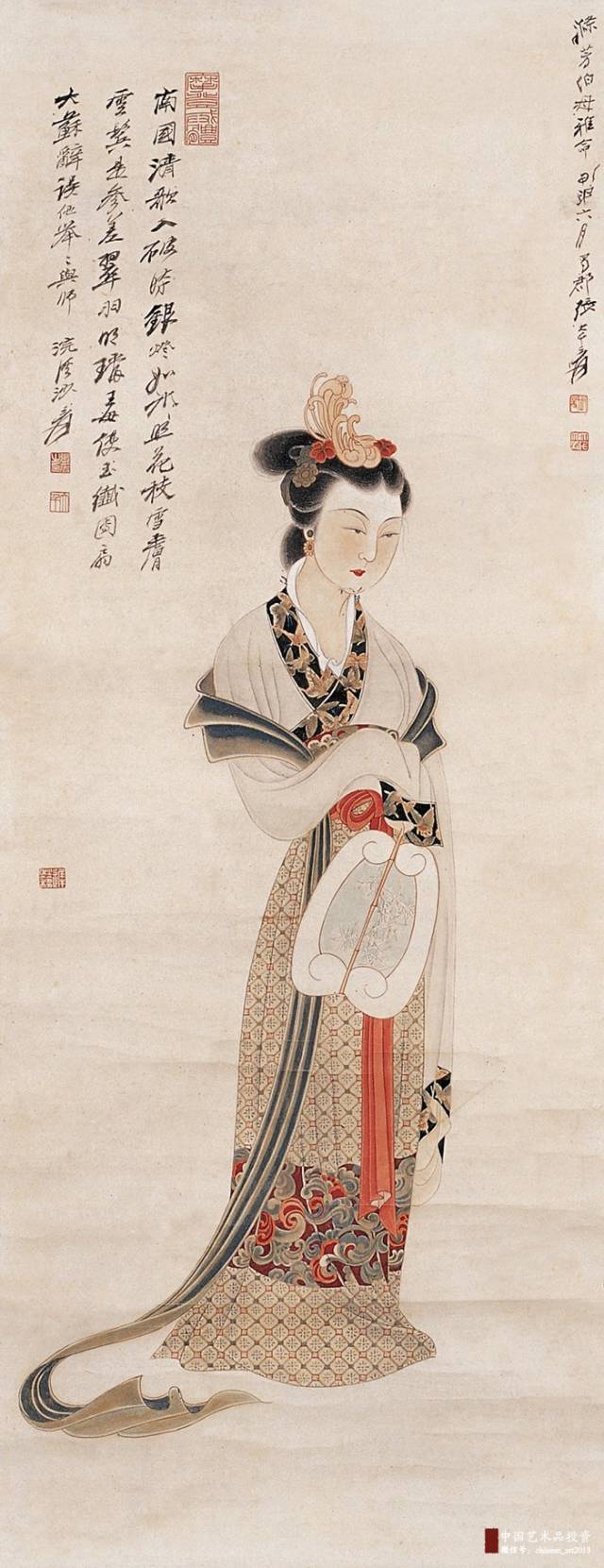 张大千仕女画风格之演变