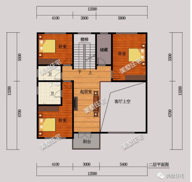 12米三层实用农村别墅,外观靓户型赞,难怪大家都喜欢