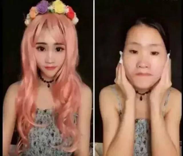 有一种化妆叫易容,都是雕塑专业的吧!