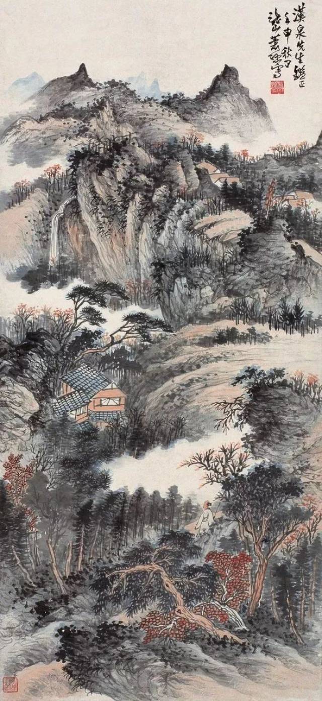 [经典欣赏]山重水复,万法归一:"京津画派"大手笔萧谦中山水画探秘