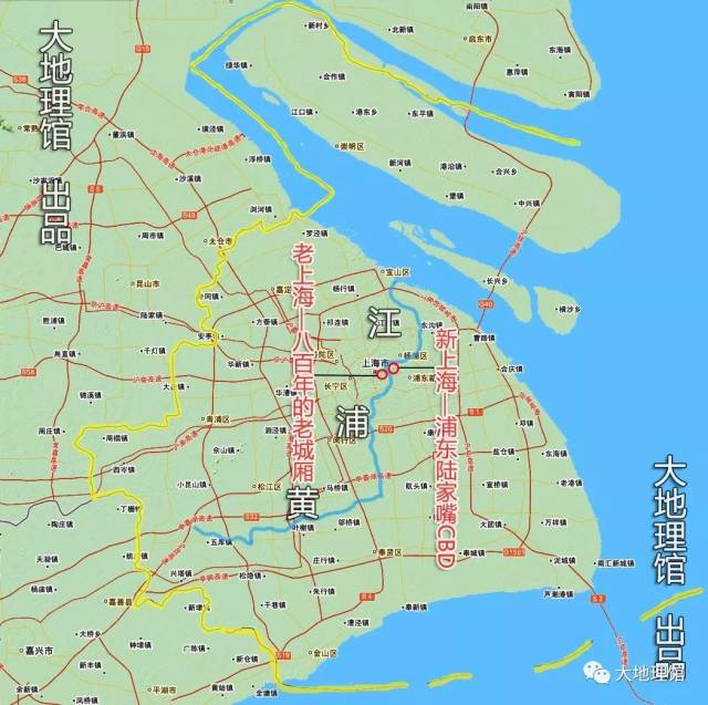 黄浦江及周边水系,决定了上海城的规划思路和城市性格.