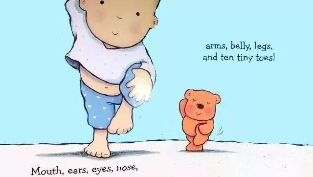 【绘本故事《ten tiny toes》十个脚趾头