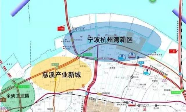 2 宁波前湾新区的地理位置 根据2018年1月16日发布的宁波市《