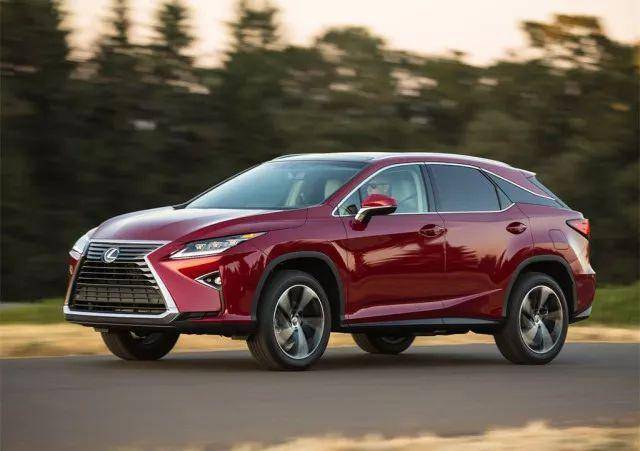 中型豪华suv死亡率最低:雷克萨斯rx350 两驱版