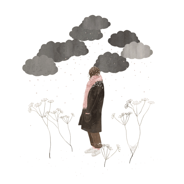 birds cloudy lara 喜欢让她的插画动起来,无论是gif动图,还是单幅的