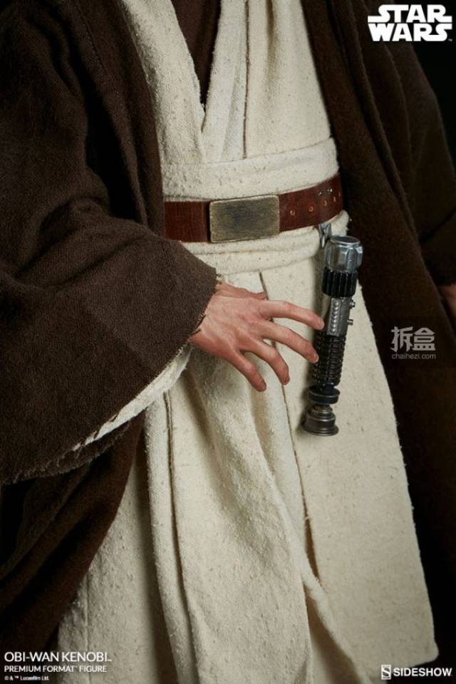 sideshow《星球大战4:新希望》欧比旺肯诺比 20寸全身pf雕像