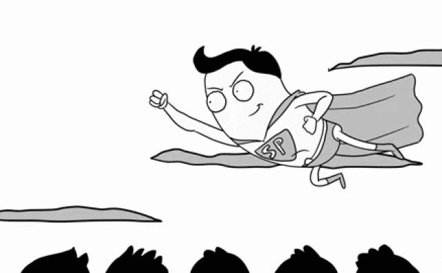 虽然脱下超人服的超能先生,一心想要扮演好