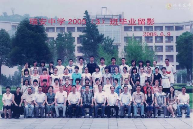 瑞安中学95级(1)班毕业照(1998年)