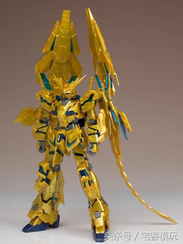 模玩测评:11区转帖系列 hguc 1/144 独角兽3号机菲尼克斯(nt版)