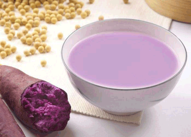 夏季儿童早餐食谱推荐:香醇紫薯豆浆的做法 花式营养豆浆让宝贝早餐吃