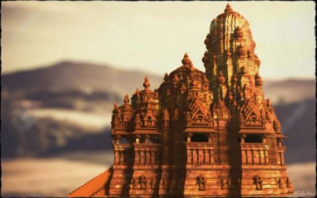 《我的世界》里世界古国的代表建筑 古印度的神庙只许
