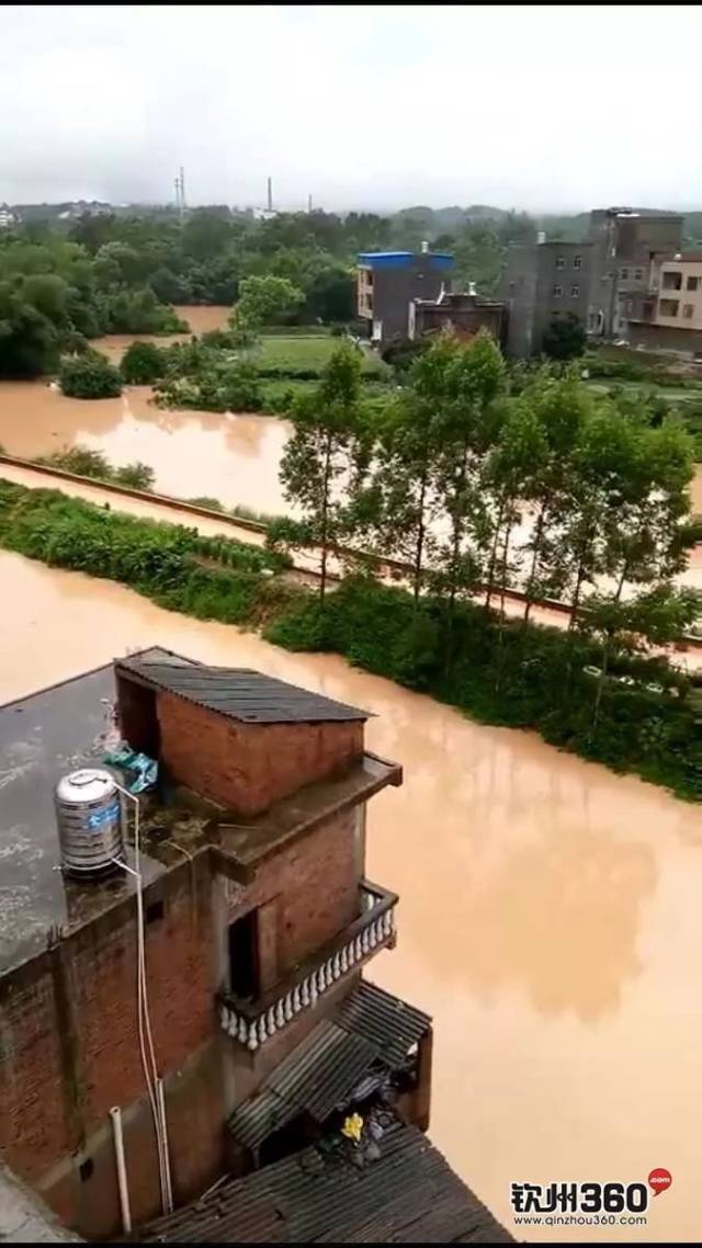 暴雨来袭!钦州多地已沦陷,钦州人顶住啊