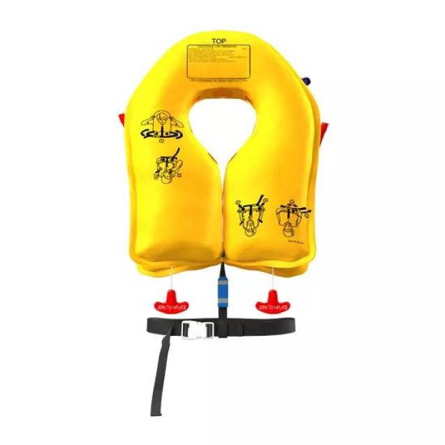 life vest(或life jacket)指飞机上或船上的那种救生衣,希望这玩意