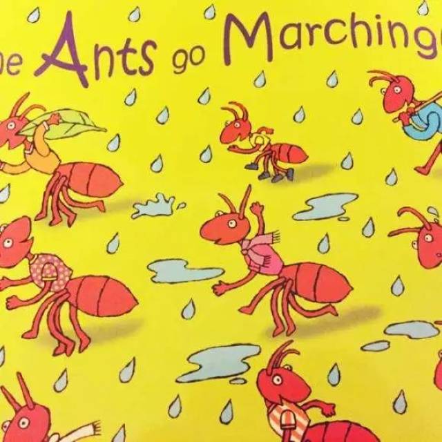 【经典童谣】《the ants go marching》