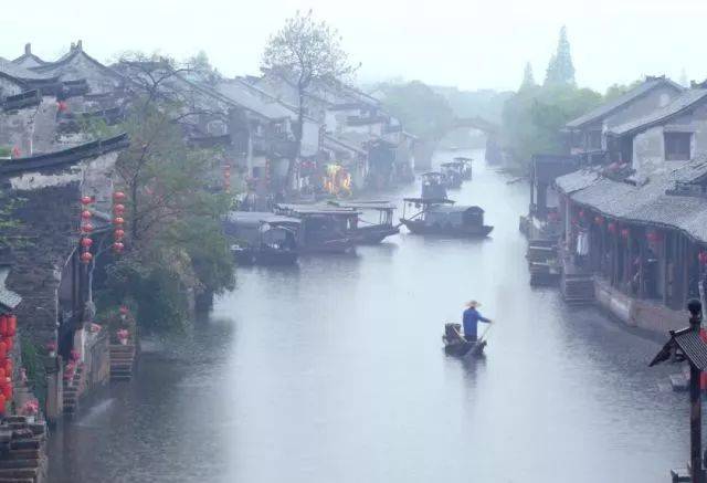 淡淡的清香 宛若透过雨声诉说着绵长的旧事 嘉兴市嘉善县·西塘古镇