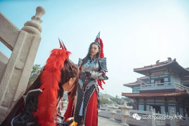 剑网三无锡唐城天策成女,英姿飒爽的燕云与秦风军娘