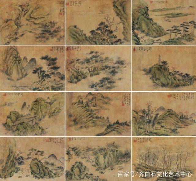 齐白石传人,白石山堂主人,少白公子-汤发周谈:古代画家着色及研漂颜色图片