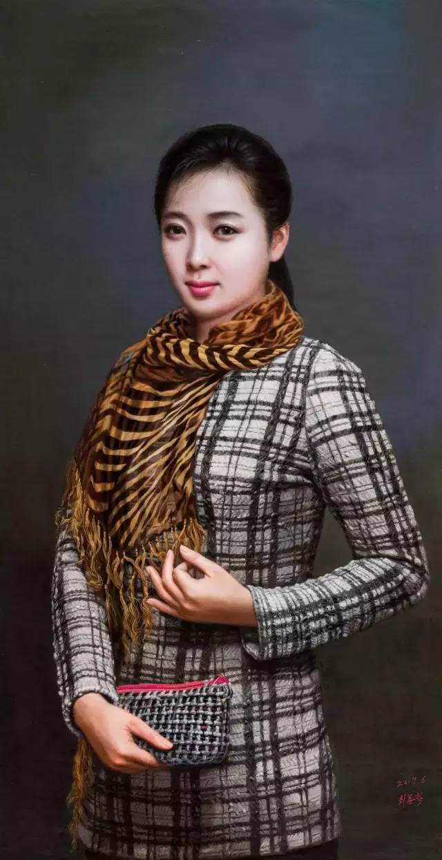 清纯:油画里的朝鲜美女