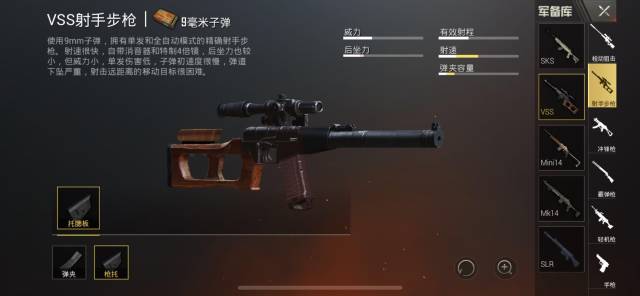 3,vss射手步枪