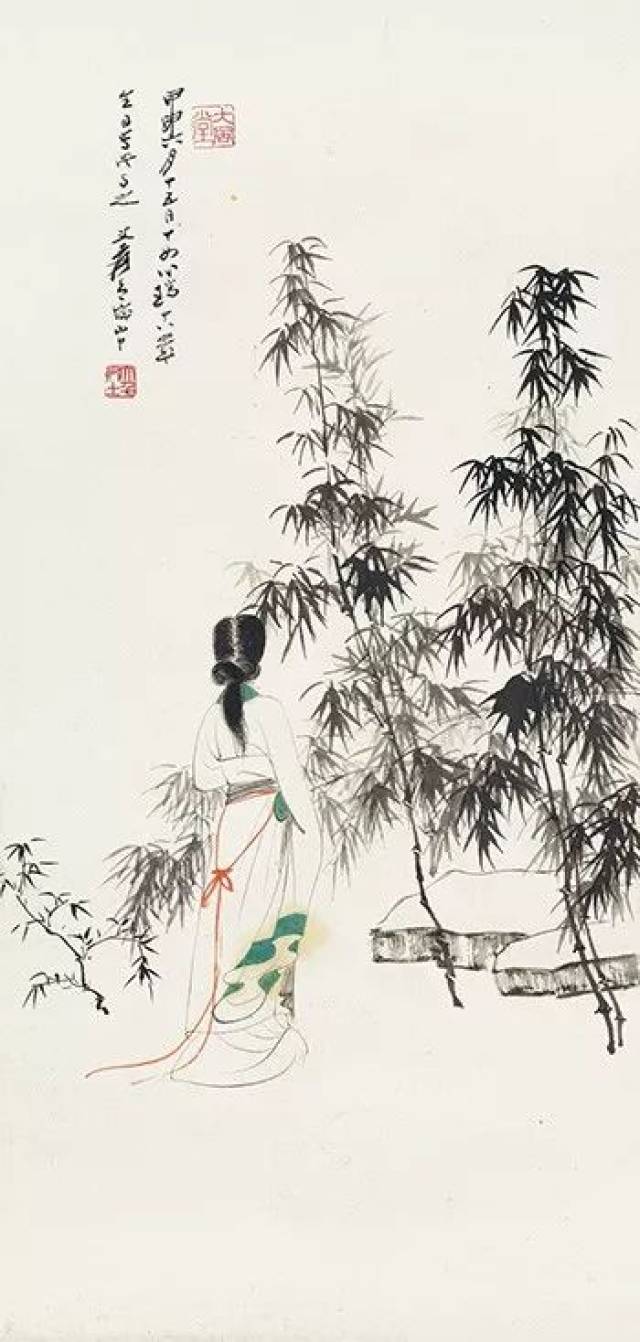 张大千送给女儿的画,满满的爱!