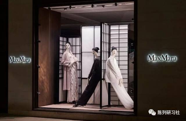 麦丝玛拉(max mara 2014-2018年秋季橱窗设计集锦!