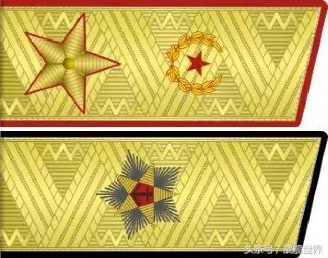 苏联步兵大将和苏联海军大将的军衔 由此我们就可以看出,在苏联军种