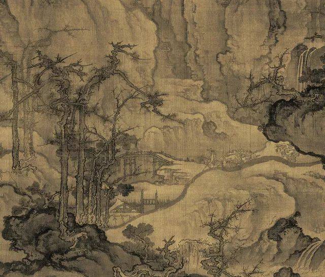 奉诏入宫廷画院,继承李成画风,以真实细腻的微妙变化来表现中国山水画