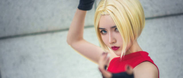 布鲁玛丽 cosplay 身材一级棒的女拳皇