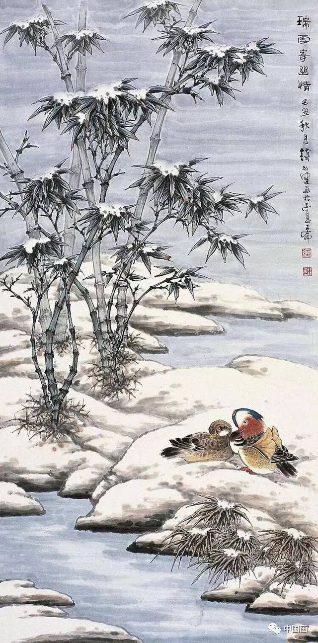 钱行健(1935—2010,现代海派花鸟画的代表画家之一,被誉为海上画坛的